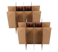 5 Pezzi Scatola Imballaggio Divisori di Carta | Protezione Riutilizzabile, Facile da Installare, Barriera Robusta, Beige, per Trasporto e Confezionamento