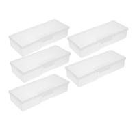 5 Pezzi Scatola Multifunzione per Manicure, Organizer Desktop | Pvc Leggero, Design Trasparente, Protegge gli Oggetti, Uso Quotidiano, per Tenere Ordine sulla Scrivania