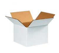 5 pezzi SCATOLE CARTONE DOPPIO STRATO ULTRA RESISTENTI 30x30x15cm BIANCHE