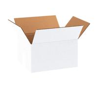 5 pezzi SCATOLE DI CARTONE imballaggio spedizioni 50x30x30cm scatoloni bianchi