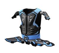 5 Pezzi Set Armatura Moto Per Bambini, Armatura Da Moto Protezione Di Motocross Per Bambini Ginocchiere Traspiranti Gomito Pettorina Per Tutti I Terreni, Ciclismo, Sci, Pattinaggio 2,One Size