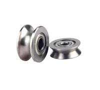 5 pezzi/set cuscinetto a rulli scanalati cuscinetti a sfera puleggia for macchina da ricamo in acciaio al carbonio(V624 135ZZ 4x14x5mm)
