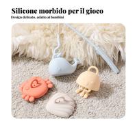 5 Pezzi Set da Pesca per Bambini Metodo Educativo Set Pesca con Canna e Animali