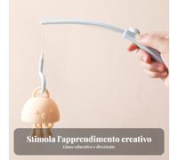 5 Pezzi Set da Pesca per Bambini Metodo Educativo Set Pesca con Canna e Animali