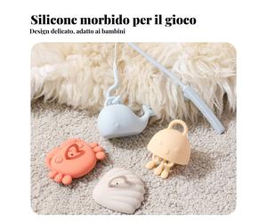 5 Pezzi Set da Pesca per Bambini Metodo Educativo Set Pesca con Canna e Animali