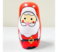 5 pezzi/Set di bambole russine impilate in legno fatte a - Design a forma di uovo di , giocattolo educativo per bambini, statuetta decorativa per casa/ufficio/festa, regalo per /San //