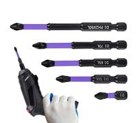 5 pezzi set di bit per trapano magnetico, punta del cacciavite magnetico, pezzi di cacciavite adesiva, il migliore per la casa a parete o il compito di mobili