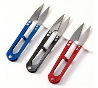 5 pezzi Set di piccole forbici da cucito, include forbici per filati, mini forbici a forma di U, forbici per fili, forbici da ricamo, adatte per arti, artigianato, lavori a maglia e progetti fai-da-te