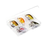 5 Pezzi/set Esche Dure - Esche Di Pesca All'esca Dura, Dura, Duramente Affondando Il Branzino Da Pesca Per Le Per La, 5 Pezzi Di Esca Da Nuoto Di Terra Wabbler