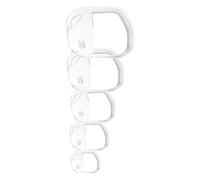 5 Pezzi/set Strumento For Lo Styling Della Barba Trasparente E Modello Di Rasatura For Uomo Modellatore For Lo Styling Dei Baffi(Transparent)