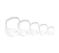 5 Pezzi/set Strumento For Lo Styling Della Barba Trasparente E Modello Di Rasatura For Uomo Modellatore For Lo Styling Dei Baffi(Transparent)