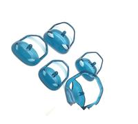 5 Pezzi/set Strumento For Lo Styling Della Barba Trasparente E Modello Di Rasatura For Uomo Modellatore For Lo Styling Dei Baffi(Blue)