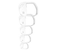 5 Pezzi/set Strumento For Lo Styling Della Barba Trasparente E Modello Di Rasatura For Uomo Modellatore For Lo Styling Dei Baffi(Transparent)