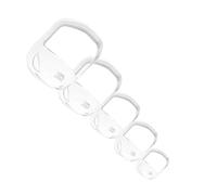 5 Pezzi/set Strumento For Lo Styling Della Barba Trasparente E Modello Di Rasatura For Uomo Modellatore For Lo Styling Dei Baffi(Transparent)