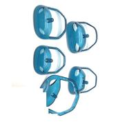 5 Pezzi/set Strumento For Lo Styling Della Barba Trasparente E Modello Di Rasatura For Uomo Modellatore For Lo Styling Dei Baffi(Blue)