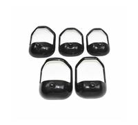 5 Pezzi/set Strumento For Lo Styling Della Barba Trasparente E Modello Di Rasatura For Uomo Modellatore For Lo Styling Dei Baffi(Black)