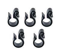 5 pezzi Sistemi di gocciolamento Supporti Tubo Clip di Fissaggio Gancio S per Irrigazione Agricola e Casa Giardino Fascette Tubo Da Giardino Fibbie Gancio