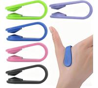 5 pezzi Skills attacchi di panico, clip per agopressione, clip per punto di pressione, supporto portatile in silicone, per alleviare lo stress emicrania, per massaggiare