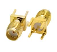 5 pezzi SMA maschio femmina a RP SMA N BNC UHF PL259 SO239 TNC adattatore in ottone rame convertitore connettore coassiale RF dritto(SMA-KE,20PCS)