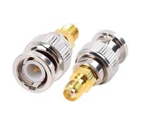 5 pezzi SMA maschio femmina a RP SMA N BNC UHF PL259 SO239 TNC adattatore in ottone rame convertitore connettore coassiale RF dritto(SMAK-BNCJ,20PCS)