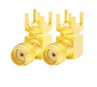 5 pezzi SMA maschio femmina a RP SMA N BNC UHF PL259 SO239 TNC adattatore in ottone rame convertitore connettore coassiale RF dritto(SMA-KWE,5PCS)