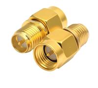 5 pezzi SMA maschio femmina a RP SMA N BNC UHF PL259 SO239 TNC adattatore in ottone rame convertitore connettore coassiale RF dritto(SMAJ-RPSMAK,20PCS)