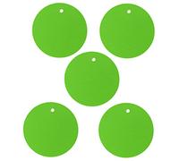 5 Pezzi Sottopentola in Silicone, 180 x 7 mm Presine Multiuso Resistenti al Calore Tappetino per Pentole Calde Sottobicchieri Rotondi Tappetini Caldi in Silicone (Verde)