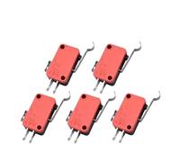 5 pezzi SPDT finecorsa interruttore 1NO1NC leva a rullo V-15 V-151 V-152 V-153 V-154 V-155 V-156-1C25(V-154-1C25,5pcs)