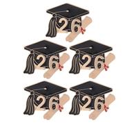5 Pezzi Spilla Laurea 2026 in Lega di Zinco, Smalto Nero per Festa | Ricordino Laurea per Studenti e Famiglia, per Zaini e Risvolti, Foto e Celebrazioni della Stagione