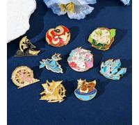 5 pezzi Spille Pokémon, Accessori creativi cartoons Pokémon, spille smaltate divertenti Eevee Sylveon, accessori in metallo per zaino, abbigliamento, gioielli, regali, accessori per vestiti, decorazio