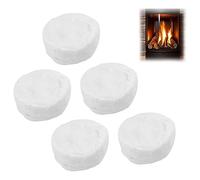 5 Pezzi Spugna Ceramica Camino, Lana Di Ceramica Di Alta Qualità Per Braciere Portatile, Bioetanolo Lana Ceramica Per Bioetanolo Accessori Per Camino Per Prolungare Il Tempo Di Combustione