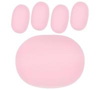 5 Pezzi Spugna Detergente Viso Rosa in Spugna, Set | Strumento per Make-up e Cipria, Delicata sulla Pelle, Aiuta a Rimuovere Residui e Cellule Morte Colore Casuale