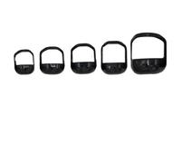 5 Pezzi Stencil For Styling Barba Barba Shaper Strumento For Modellare La Barba Uomo Pizzetto Baffi Strumento For Toelettatura Viso Modello For Lo Styling Dei Capelli For Uomo(5 PCS White)