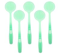5 Pezzi Stick per Cura Viso con Clip, Manico Staccabile, Verde | Plastica, Supporto per Dischi Cotone e Tonico, Uso Quotidiano e Viaggio, per Routine Pelle Sensibile