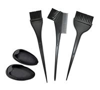 5 Pezzi strumenti per la colorazione dei capelli, Accessori Tinta Capelli Pennello Colorante Pennello Tinta Capelli con pennello a due lati,2 pettine e cuffie, per saloni e fai da te