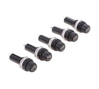 5 Pezzi Supporto Per Tubo Di Vetro Montaggio Chassis/Panel 6x30mm