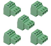5 Pezzi Switch Electronics Blocco Terminale 3 Vie Angolo Retto 2.54mm 4A 125V