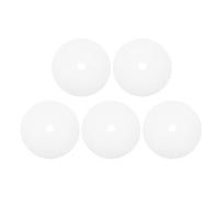 5 Pezzi Tappetino Rotondo in Silicone, Antiaderente | Diametro Foro 4cm, Bianco, per Carne ed Erbe, Rilascio Facile e Asciugatura Ordinata