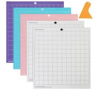 5 Pezzi Tappetino taglio Silhouette 4/3/2/1,Cutting Mat Varietà Adesive Antiscivolo Set,30,5 x 30,5 cm Tappetino Taglio Ricambio Quadrato,Adesivo Tappeto Taglio,per Silhouette