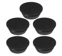 5 pezzi Tappo di Gomma per Condizionatore, Guarnizione Conica nera | Set da Cinque Pezzi, e Resistente AI Raggi UV, per Fori Parete e Copricanalina