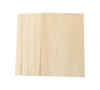 5 Pezzi Tavoletta in Legno di Tiglio, Grezza per Pirografia | Beige, Sicura e Inodore, Resistente e Poco Soggetta a Crepe, per Craft e Disegno Creativo