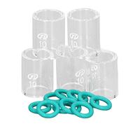 5 pezzi tazza di vetro 10pcs o tazza di vetro di saldatura anello set per wp 9 20 25 17 18 26 consumo di saldatura