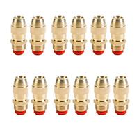 5 pezzi testa spray in ottone, ugello ad alta pressione regolabile, strumento di irrigazione per atomizzazione del giardino da giardino prato Adjustable atomization spray head 5 pezzi