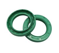 5 pezzi TG-Tipo verde gomma nitrilica paraolio albero diametro interno 15mm, diametro esterno 36mm guarnizione di tenuta albero radiale a tre labbri con filettatura esterna, 15x36x7mm