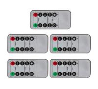 5 Pezzi Timer Telecomando A 10 Tasti Per Candela Tremolante Oscillante Senza