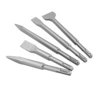 5 Pezzi Trapano a Scalpello Set - Incrinarsi Muro/Piastrella/Calcestruzzo SDS Plus Picche/Punta Scalpello per Elettrico Rotante Martello