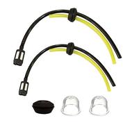 5 pezzi Tubi Serbatoio Decespugliatore Filtro Benzina, Decespugliatore Tubo Carburante, Flessibile del Carburante di Ricambio Accessori, Kit tubo Filtro Serbatoio Carburante