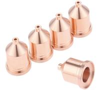 5 pezzi ugello per taglio al plasma 120927 80A rame per Hypertherm PMX1250 PMX1650 RT60 RT80 bruciatore accessori schermatura manuale o meccanizzata lavorazione industriale dei metalli sostituisce