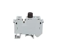 5 pezzi UK10-DREHSI Connettore elettrico 24 V/220 V LED 1 A/2 A/4 A/6 A/10 A Fusibile UK10 Tappo a vite Morsettiera guida DIN UK 10-DREHSILED(Gray-Without LED,With Fuse 8A)