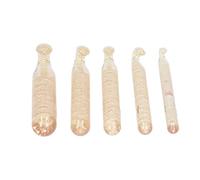 5 pezzi uncinetti di grandi dimensioni, trasparente enorme set di uncinetti dimensioni da 12 mm a 25 mm uncinetti grandi aghi per strumento di tessitura di filati grossi per